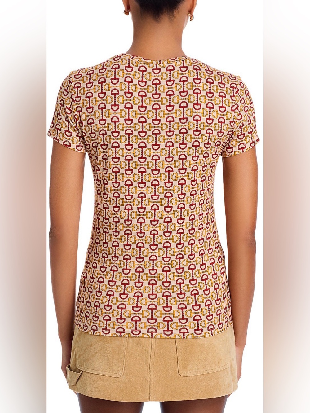 L'AGENCE Ressi Horse Bit Print Tee - Picture 3 of 7